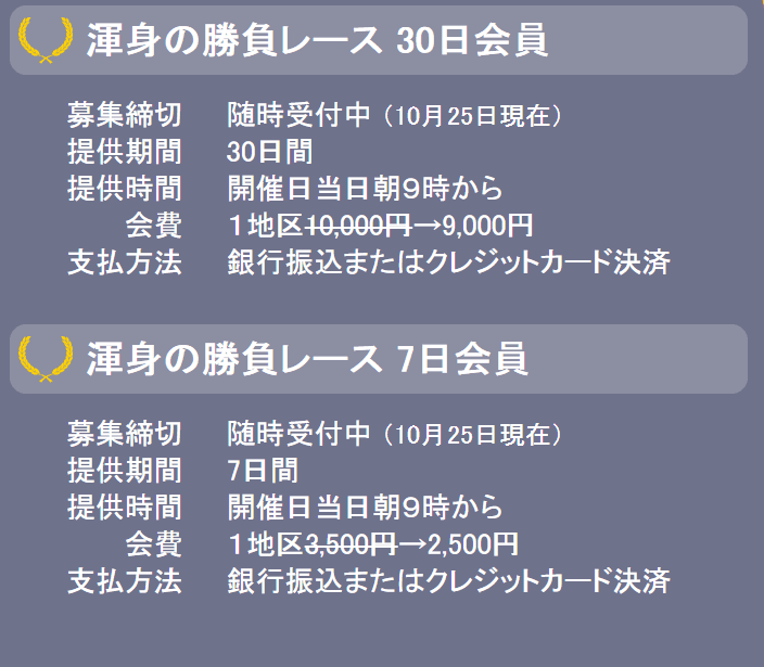最強の予想家 有料会員