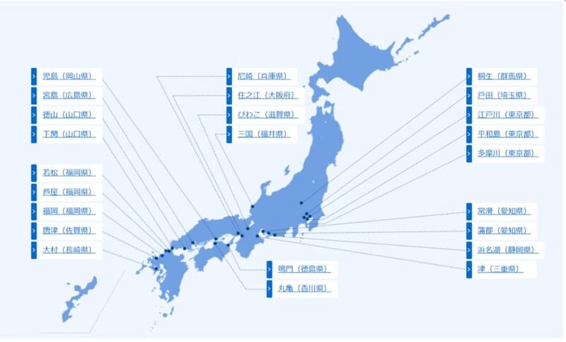 全国の競艇場一覧