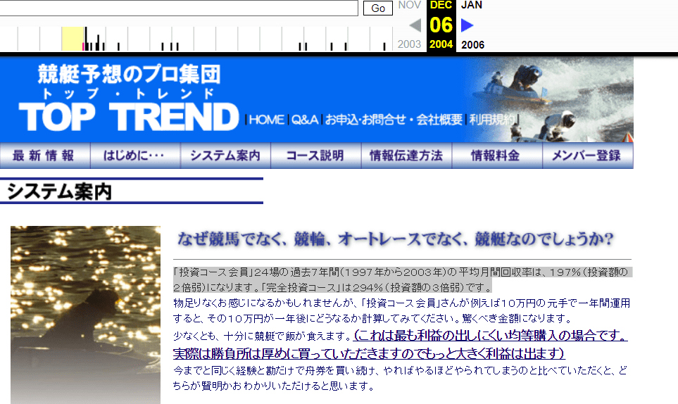 2004年12月6日 トップトレンド