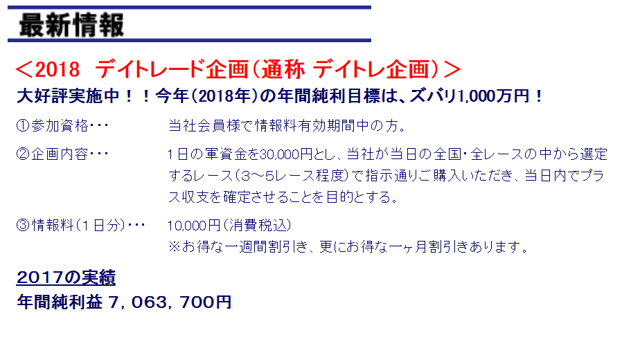 デイトレ企画