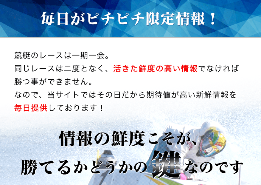 鮮度の高い情報