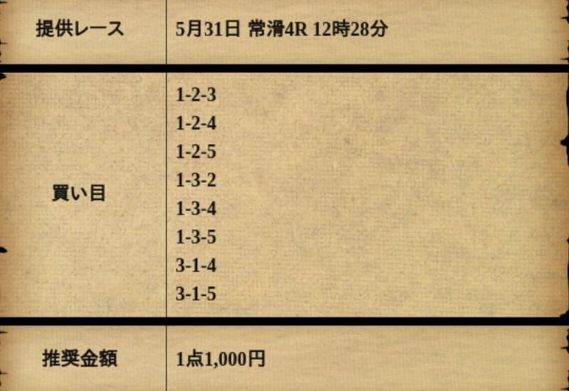 ボートパイレーツ無料予想検証1レース目