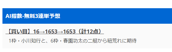 BOATRACE無料データAI予想