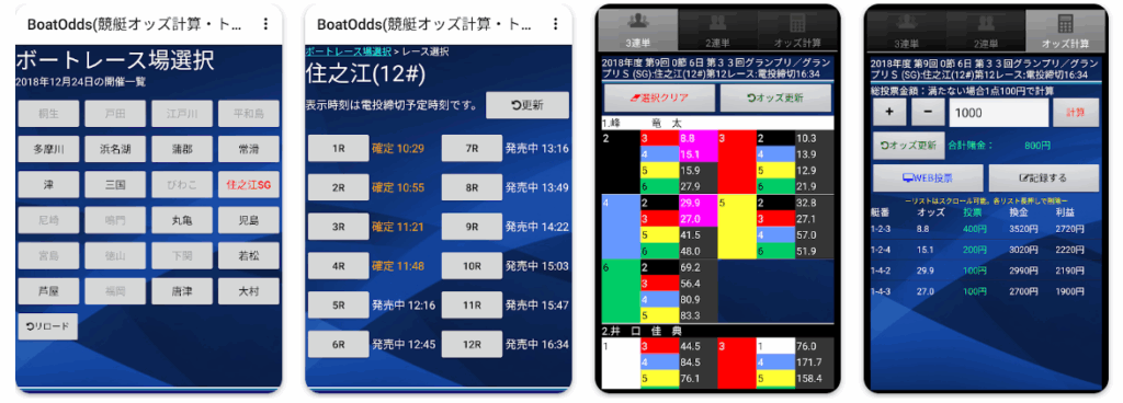 BoatOdds アプリ